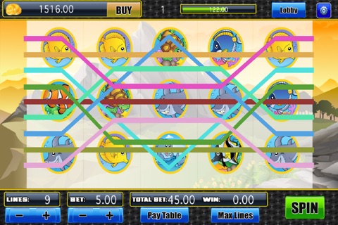 777 Slot Machines With Huge Fish - Play Lucky Win Casino Fun Slots Games Pro screenshot 2