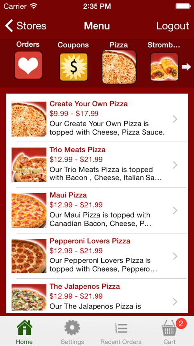 How to cancel & delete Jalapenos Pizza & Wings from iphone & ipad 3