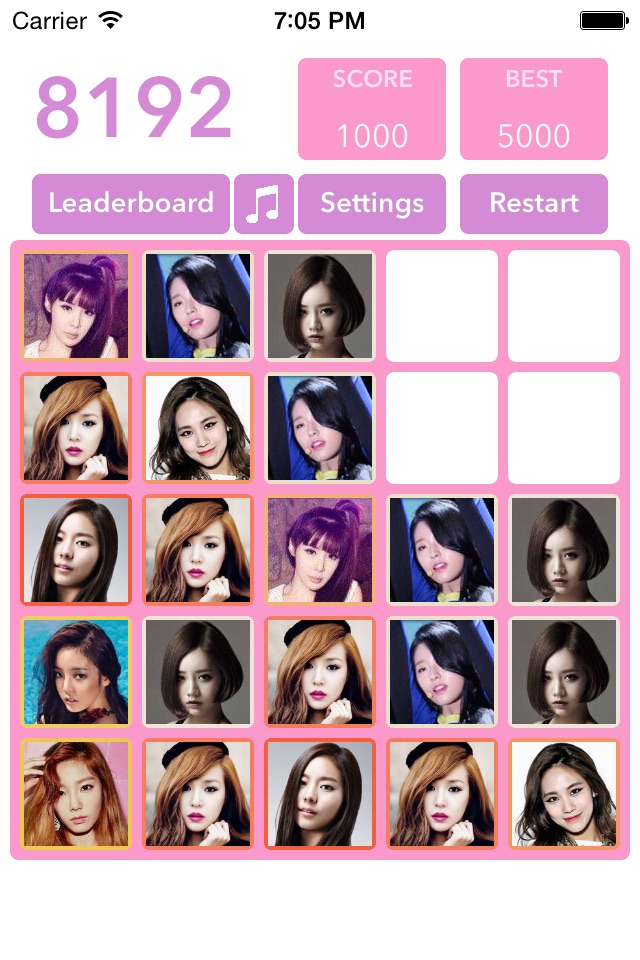 2048 - Female Kpop Edition screenshot 3