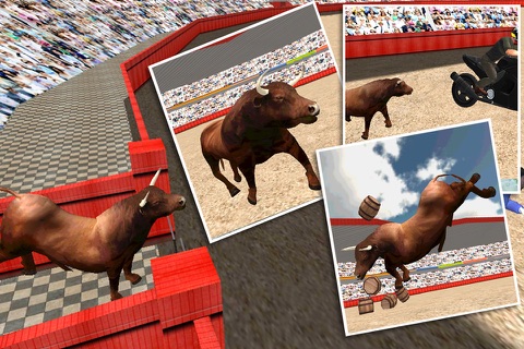 Angry Bull Fighter Simulator 3D screenshot 2