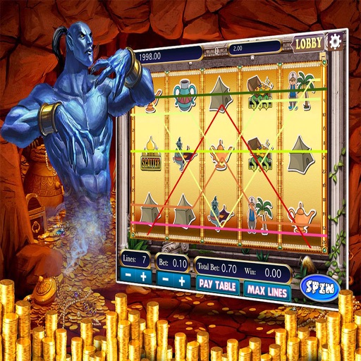 Genie Slot Machine Icon