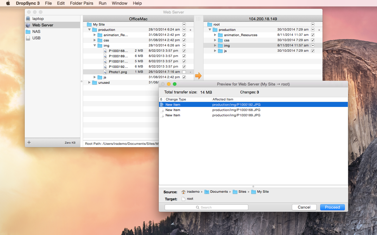 DropSync 3.2.5 Mac 破解版 多文件自动同步利器