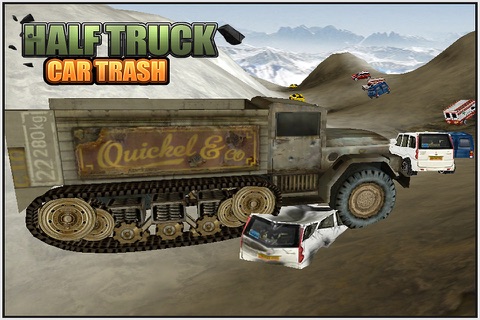 Half Truck Car Trash ( Car Crushing Simulation game ) screenshot 3