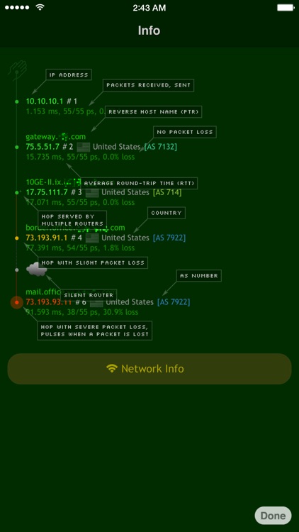 Nice Trace - traceroute screenshot-4