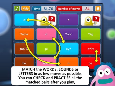 Dolch Sight Words Match HD screenshot 3