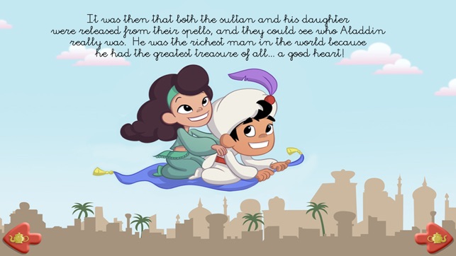 Aladdin and the wonderful lamp - Free book for kids(圖3)-速報App