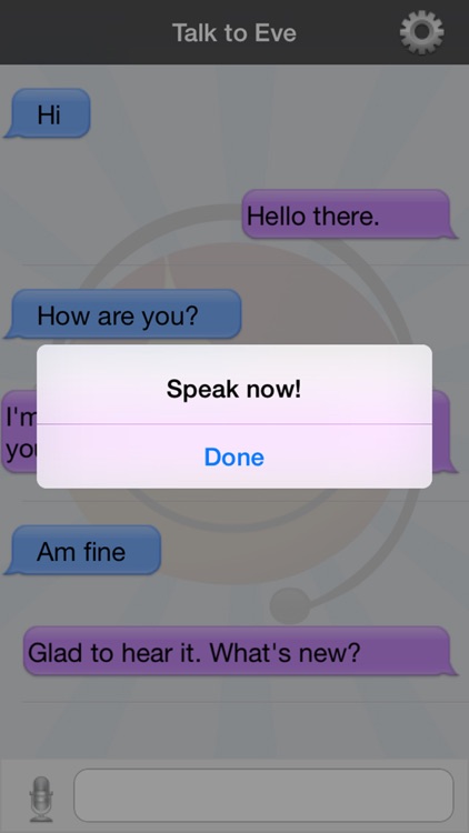 Talk to Eve (free) screenshot-3