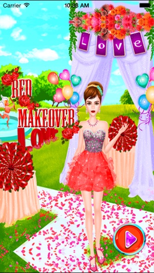 Red makeup - makeover games