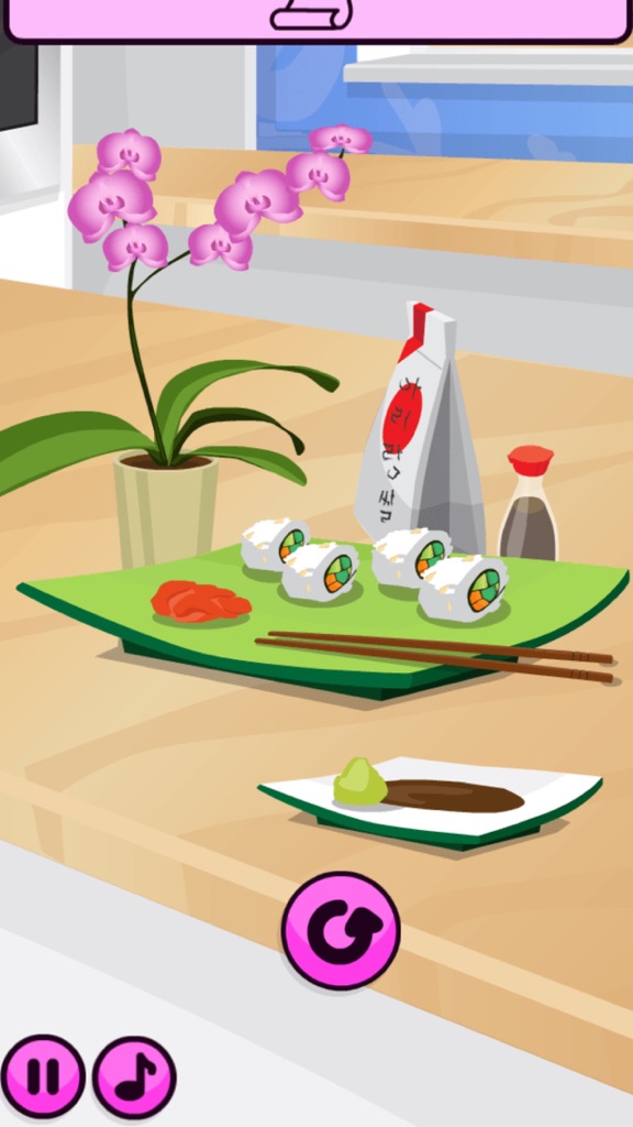 【图】Yummi Sushi Cooking for Kids – Free Japan Vegetarian Recipes Game with Chef Emma(截图2)