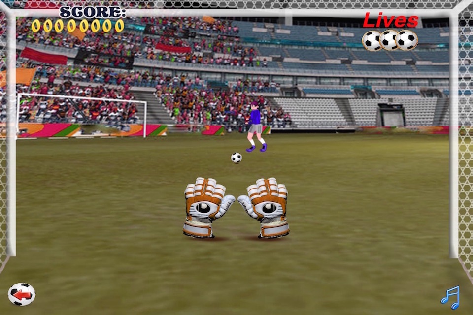 ` Arcade Soccer Goal-ie - Just Kick Return 2 Foot-ball 8 Heroes Defense World Score! Free 2015 screenshot 3