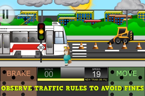 Tram Driver Simulator 2D screenshot 3