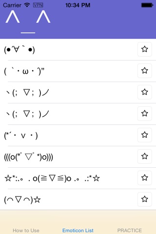 emoji keyboard Japanese emoticons screenshot 2