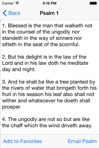 The Book of Psalms screenshot 2