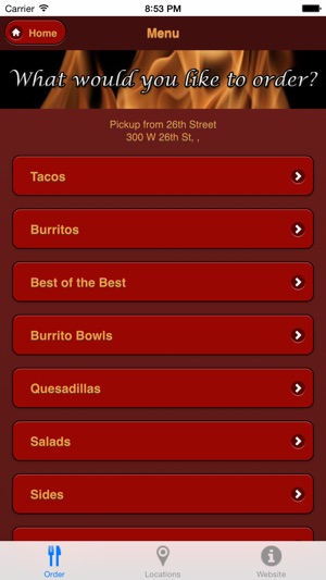 Carbón Live Fire Mexican Grill Mobile Ordering(圖3)-速報App