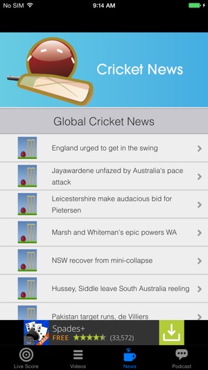 Bazinga Live Cricket Scores(圖3)-速報App