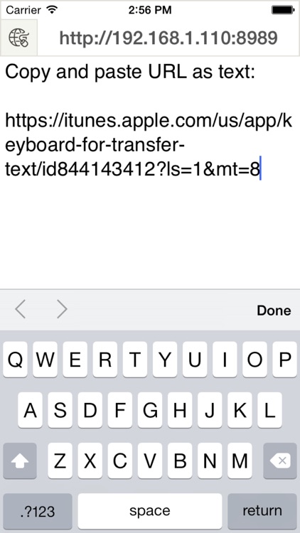 Keyboard Free - for transfer text over wifi screenshot-3