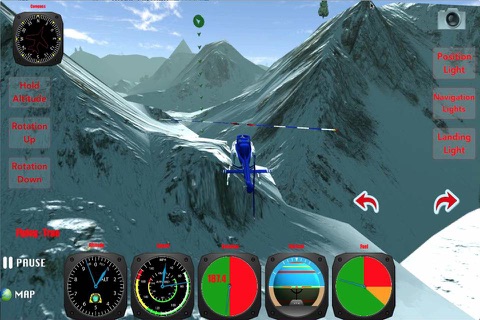 X Helicopter Flight 3D Pro screenshot 4