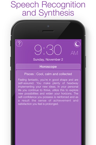 WakeVoice - Alarm clock with speech recognition screenshot 2