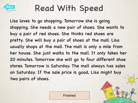 Home Schooling - Speed Reading HD screenshot 2