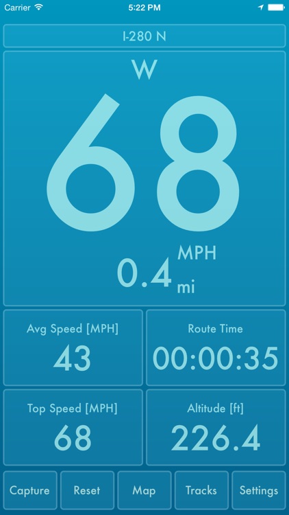 Aplicación velocimetro Ulysse speedometer Pro 