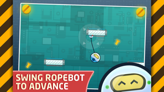 RopeBot - new adventure of tiny funny robot by Tapps - Top Apps & Games Screenshot 2