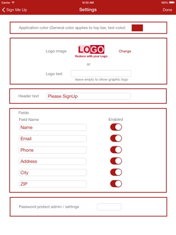 Sign-Up Sheet screenshot 4