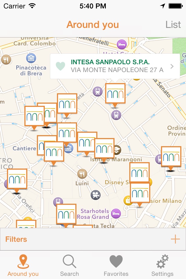 Intesa Sanpaolo Group ATM Locator screenshot 2
