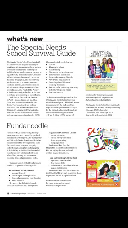 Autism Asperger's Digest