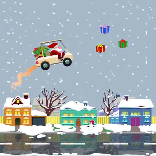 Rocket Santa - Collect all presents!