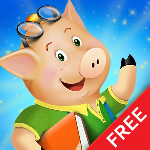 The three little pigs - preschool & kindergarten fairy tales book for kids Free Icon