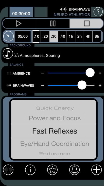 Brain Wave Neuro Athletic Trainer - 7 Advanced Binaural Brainwave Entrainment Fitness Programs screenshot-4