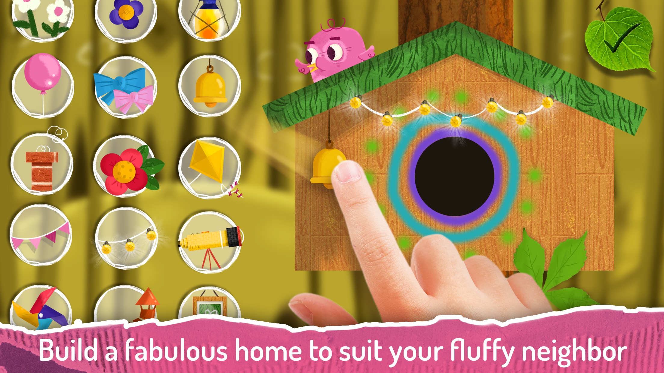 Screenshot do app Duckie Deck Bird Houses