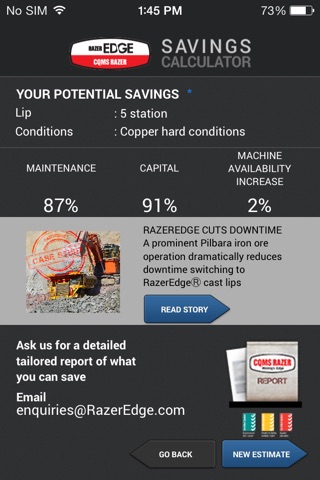 RazerEdge Savings Calculator screenshot 4