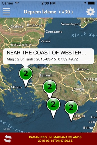 Deprem İzleme screenshot 3