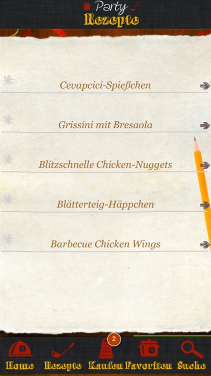 Party-Rezepte - Schnelle Häppchen, kaltes Buffet und Fingerfood screenshot-4