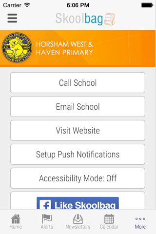 Horsham West and Haven Primary School - Skoolbag screenshot 4
