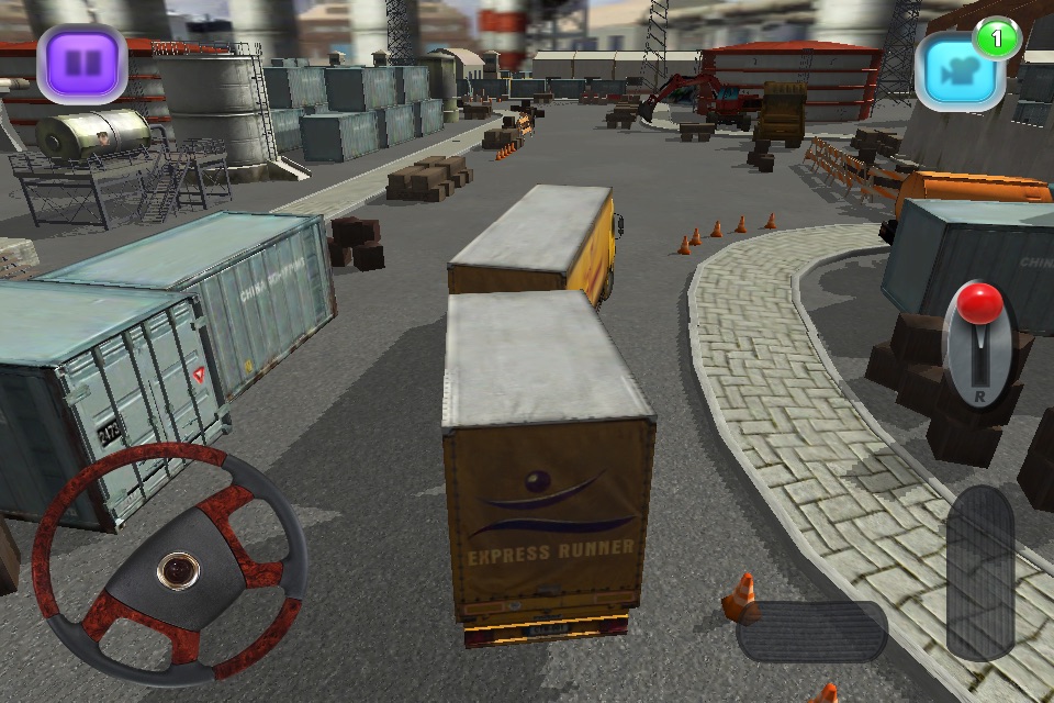 Truck Sim - Free 3D Parking Simulator Game screenshot 2