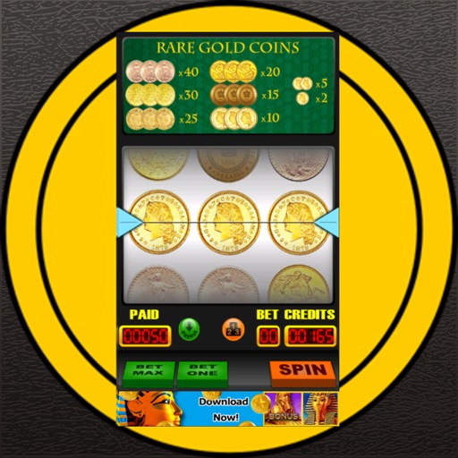 Rare Gold Coin Slots iOS App