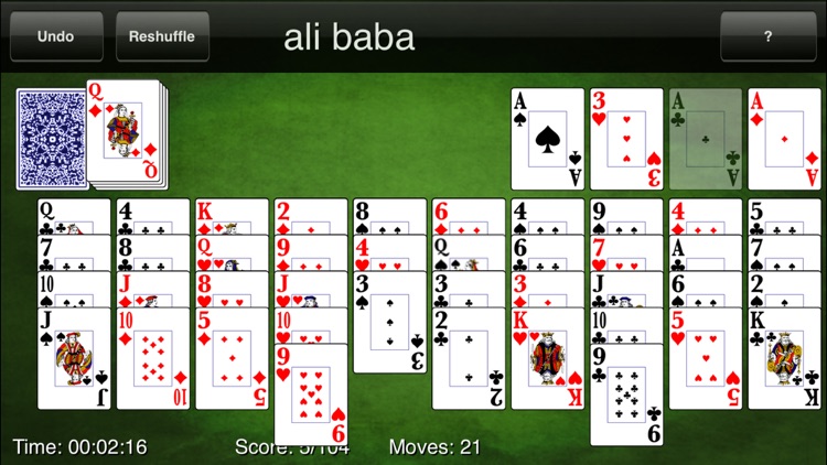 Solitaire - Ali Baba