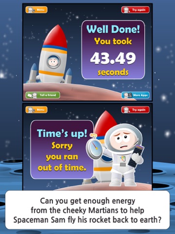 Maths Martians HD: Addition screenshot 4