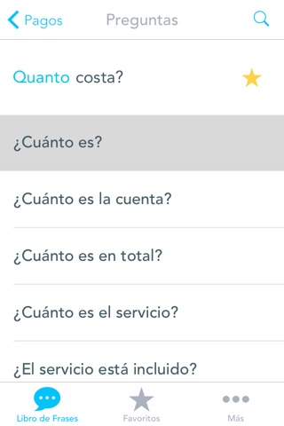 Libro de Frases con Voz del Español al Italiano por el Traductor Odyssey screenshot 4