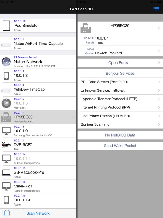 LAN Scan HD - Network Device Scanner