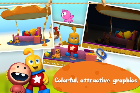 Early to Bed, Early to Rise: TopIQ Story Book For Children in Preschool to Kindergarten HD screenshot 2