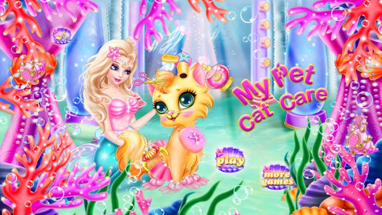 My Pet Cat Care : Fun Hair Salon & Makeover Games for Girls