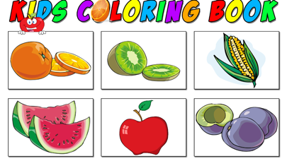 How to cancel & delete Color The Fruits And Vegetables Coloring Pages from iphone & ipad 1