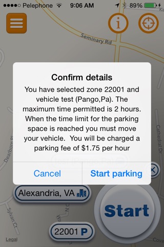 Pango Parking screenshot 2