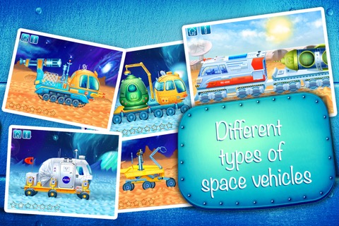 Tiny space vehicles: cosmic cars for kidsのおすすめ画像3