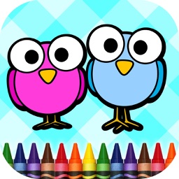 Coloring Book Birds