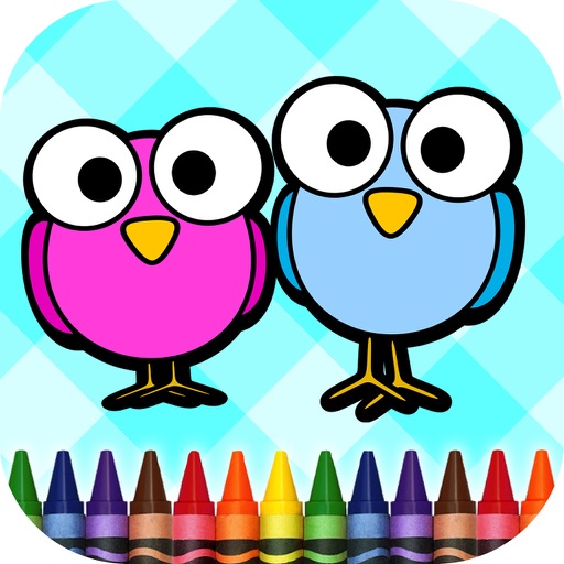 Coloring Book Birds iOS App