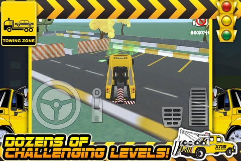 3D Tow Truck Parking Challenge Game PRO screenshot 2